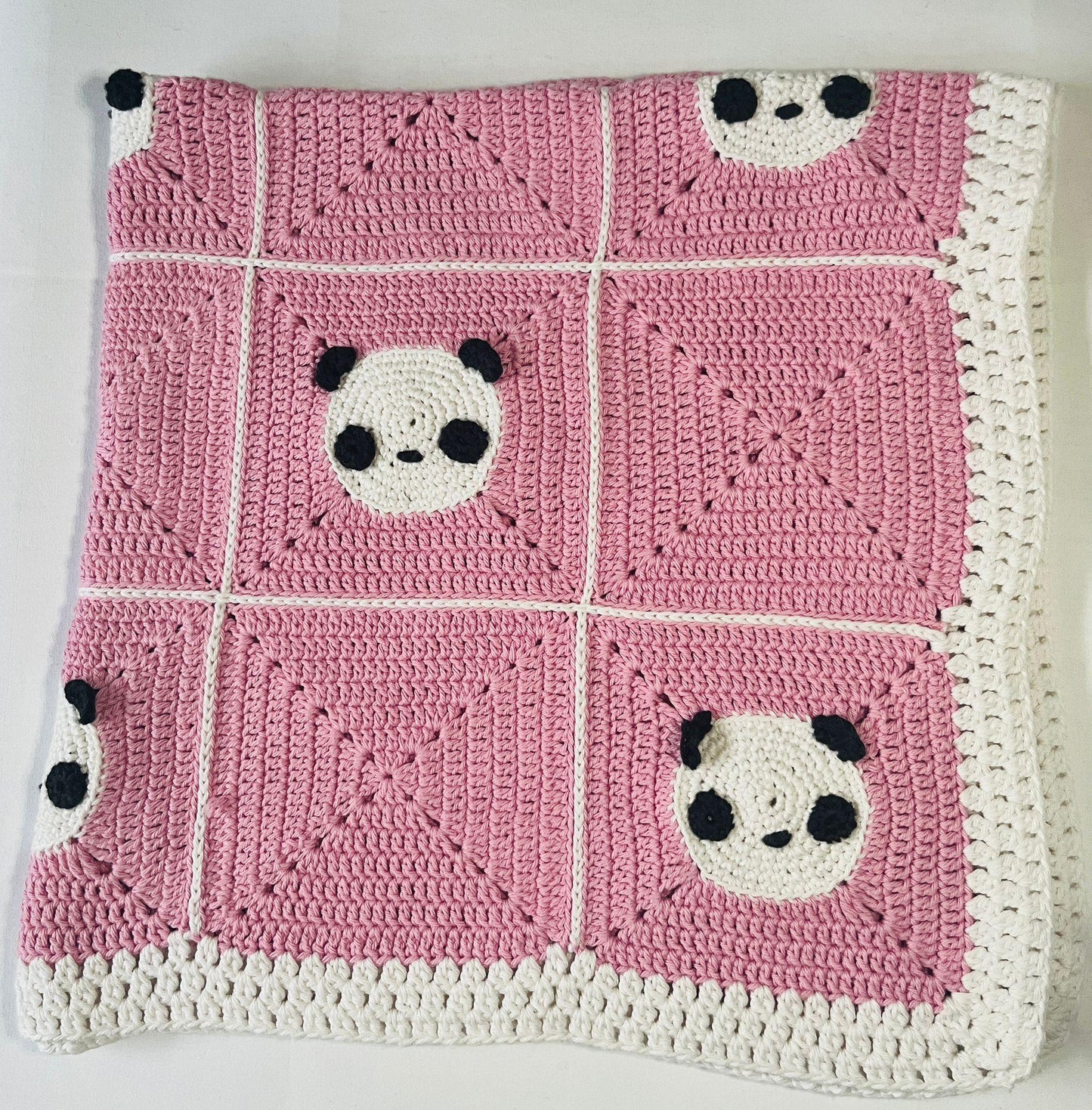 Babydekce Panda - 80x80cm